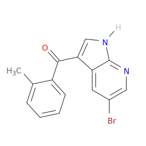 Methanone, (5-bromo-1H-pyrrolo[2,3-b]pyridin-3-yl)(2-methylphenyl)-