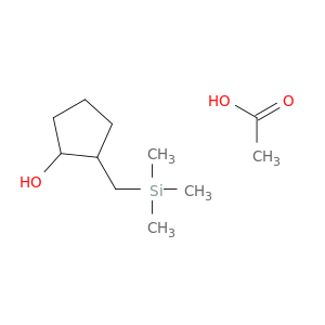 Cyclopentanol, 2-[(trimethylsilyl)methyl]-, acetate