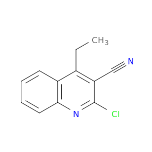 2-氯-4-乙基喹啉-3-甲腈