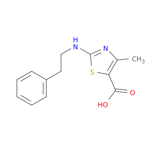 4-Methyl-2-[(2-phenylethyl)amino]-1,3-thiazole-5-carboxylic Acid