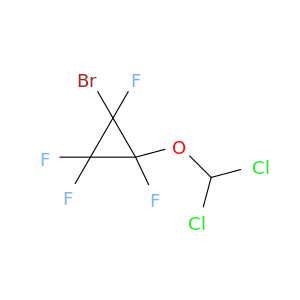 Cyclopropane, 1-bromo-2-(dichloromethoxy)-1,2,3,3-tetrafluoro-