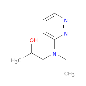 2-Propanol, 1-(ethyl-3-pyridazinylamino)-
