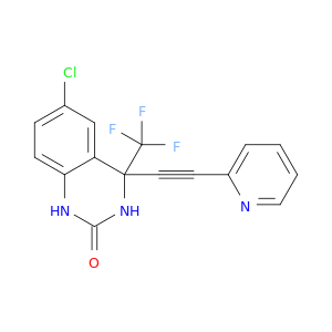 6-chloro-4-(pyridin-2-ylethynyl)-4-(trifluoromethyl)-3,4-dihydroquinazolin-2(1h)-one