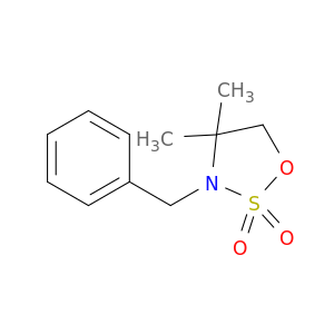 1,2,3-Oxathiazolidine, 4,4-dimethyl-3-(phenylmethyl)-, 2,2-dioxide