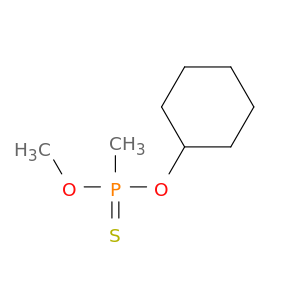 Phosphonothioic acid, methyl-, O-cyclohexyl O-methyl ester