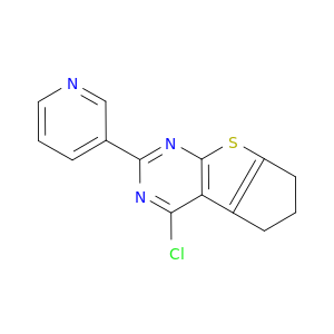 4-氯-6,7-二氢-2-(3-吡啶基)-5H-环戊基[4,5]噻吩[2,3-D]嘧啶