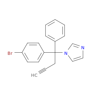 1H-Imidazole, 1-[1-(4-bromophenyl)-1-phenyl-3-butynyl]-