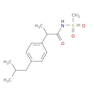 N-[2-(4-异丁基苯基)丙基]-甲磺酰胺
