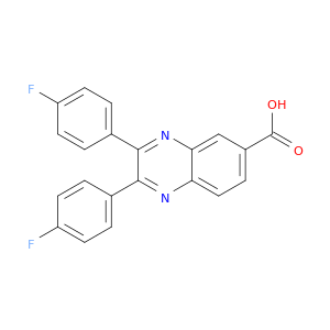 2,3-Bis(4-fluorophenyl)quinoxaline-6-carboxylic acid