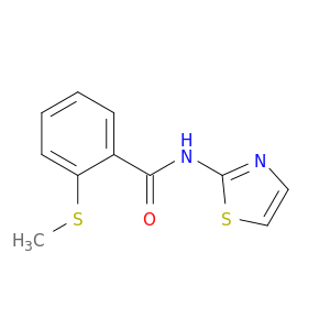 Benzamide,2-(methylthio)-N-2-thiazolyl-