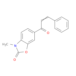 2(3H)-Benzoxazolone, 3-methyl-6-(1-oxo-3-phenyl-2-propenyl)-