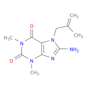 8-AMINO-1,3-DIMETHYL-7-(2-METHYL-2-PROPEN-1-YL)-3,7-DIHYDRO-1H-PURINE-2,6-DIONE