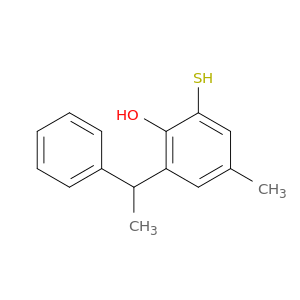 Phenol, 2-mercapto-4-methyl-6-(1-phenylethyl)-
