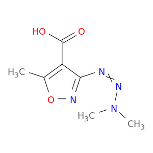 4-Isoxazolecarboxylicacid, 3-(3,3-dimethyl-1-triazen-1-yl)-5-methyl-