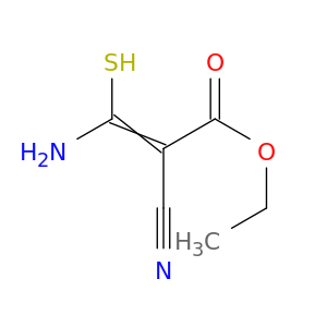2-Propenoic acid, 3-amino-2-cyano-3-mercapto-, ethyl ester