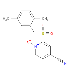 4-吡啶癸钛矿,2-[[(2,5-二甲基苯基)甲基]磺酰基]-,1氧化物