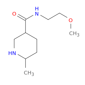 N-(2-Methoxyethyl)-6-methylpiperidine-3-carboxamide