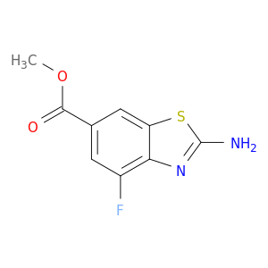 2-氨基-4-氟苯并噻唑-6-羧酸甲酯