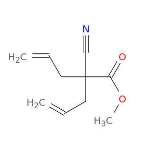 4-Pentenoic acid, 2-cyano-2-(2-propenyl)-, methyl ester