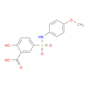 2-Hydroxy-5-(N-(4-methoxyphenyl)sulfamoyl)benzoic acid