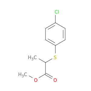 Propanoic acid, 2-[(4-chlorophenyl)thio]-, methyl ester