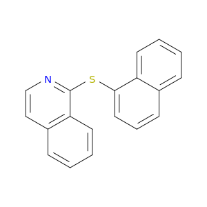Isoquinoline, 1-(1-naphthalenylthio)-