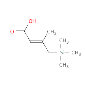 2-Butenoic acid, 3-methyl-4-(trimethylsilyl)-, (E)-