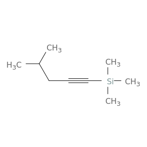 Silane, trimethyl(4-methyl-1-pentynyl)-