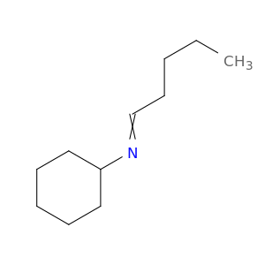 Cyclohexanamine, N-pentylidene-