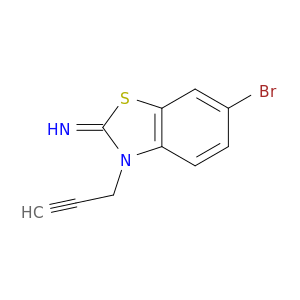 2(3H)-Benzothiazolimine, 6-bromo-3-(2-propynyl)-