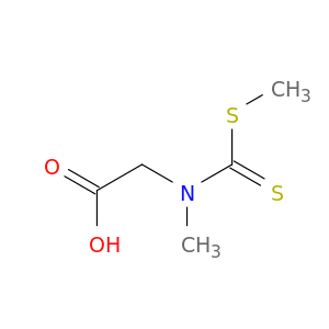 Glycine, N-methyl-N-[(methylthio)thioxomethyl]-
