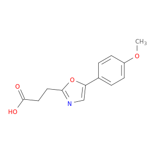 3-[5-(4-Methoxyphenyl)-1,3-oxazol-2-yl]propanoic Acid