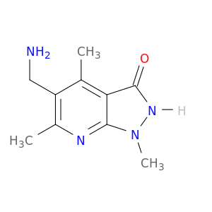 5-(aminomethyl)-1,4,6-trimethyl-1H,2H,3H-pyrazolo[3,4-b]pyridin-3-one