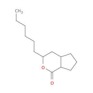 Cyclopenta[c]pyran-1(3H)-one, 3-hexylhexahydro-