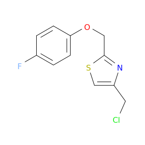 4-(Chloromethyl)-2-(4-fluorophenoxymethyl)-1,3-thiazole