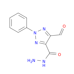 2H-1,2,3-Triazole-4-carboxylic acid, 5-formyl-2-phenyl-, hydrazide