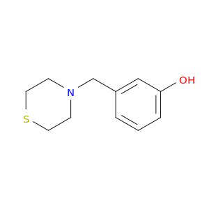 Phenol, 3-(4-thiomorpholinylmethyl)-