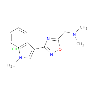 5[(二甲氨基)甲基]-3-(1-甲基-1H-吲哚-3-基)-1,2,4,-恶二唑盐酸盐