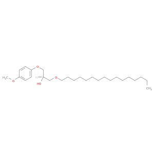 2-Propanol, 1-(hexadecyloxy)-3-(4-methoxyphenoxy)-, (2R)-