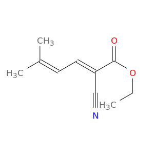 2,4-Hexadienoic acid, 2-cyano-5-methyl-, ethyl ester, (2E)-