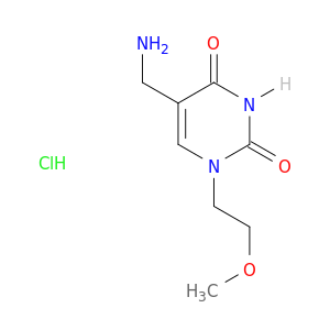 5-(aminomethyl)-1-(2-methoxyethyl)pyrimidine-2,4(1h,3h)-dione hydrochloride