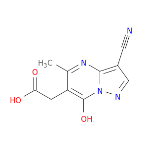 2-{3-Cyano-7-hydroxy-5-methylpyrazolo[1,5-a]pyrimidin-6-yl}acetic Acid