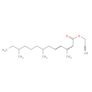 2,4-Tridecadienoic acid, 3,7,11-trimethyl-, 2-propynyl ester