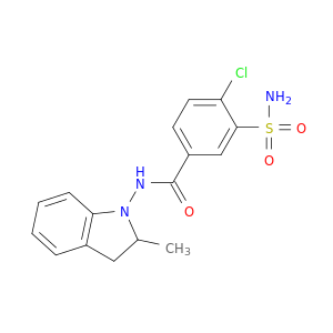 N-(2-甲基-2,3-二氢-1H-吲哚基)-3-氨磺酰基-4-氯-苯甲酰胺