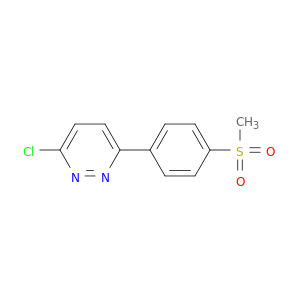 Pyridazine, 3-chloro-6-[4-(methylsulfonyl)phenyl]-