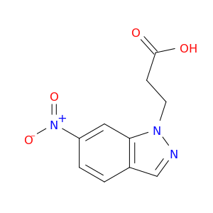 3-(6-硝基-1H-吲唑-1-基)丙酸