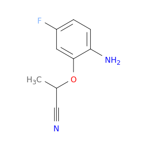 2-(2-amino-5-fluorophenoxy)propanenitrile