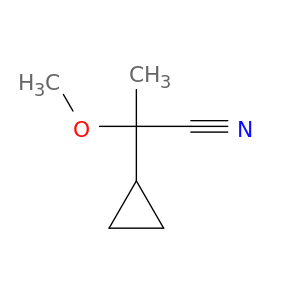 2-cyclopropyl-2-methoxypropanenitrile