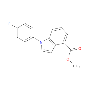 Methyl 1-(4-fluorophenyl)-1H-indole-4-carboxylate