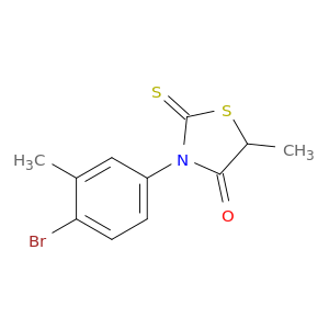 4-Thiazolidinone,3-(4-bromo-3-methylphenyl)-5-methyl-2-thioxo-